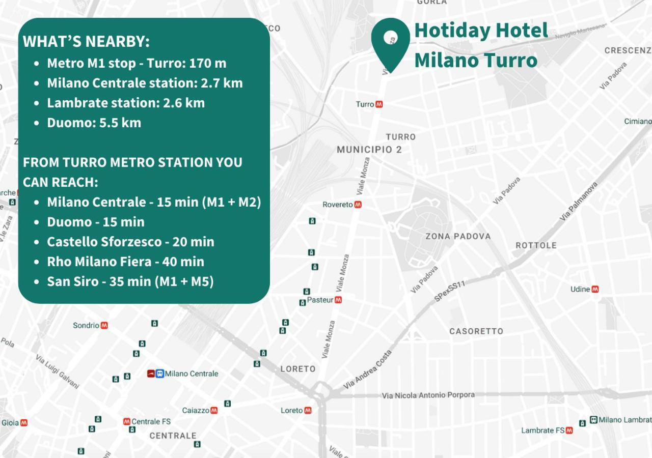 Hotiday Hotel Milano Turro Εξωτερικό φωτογραφία